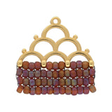 Lakos IV - 8/0 Bead Ending - 24K Gold Plate - PerlineBeads