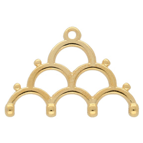 Lakos IV - 8/0 Bead Ending - 24K Gold Plate - PerlineBeads