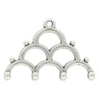 Lakos IV - 8/0 Bead Ending - Antique Silver Plate - PerlineBeads