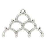 Lakos IV - 8/0 Bead Ending - Antique Silver Plate - PerlineBeads