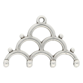 Lakos IV - 8/0 Bead Ending - Antique Silver Plate - PerlineBeads
