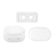 Lipsi® par Puca® - Opaque White Ceramic Look - PerlineBeads