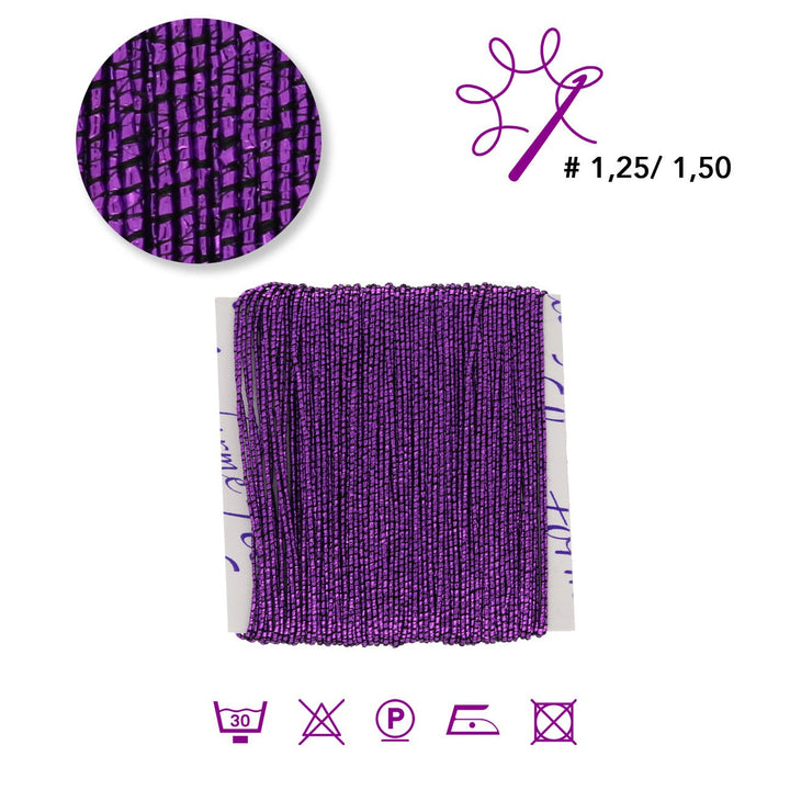 Luce Schmuckgarn - Purple Rain - PerlineBeads