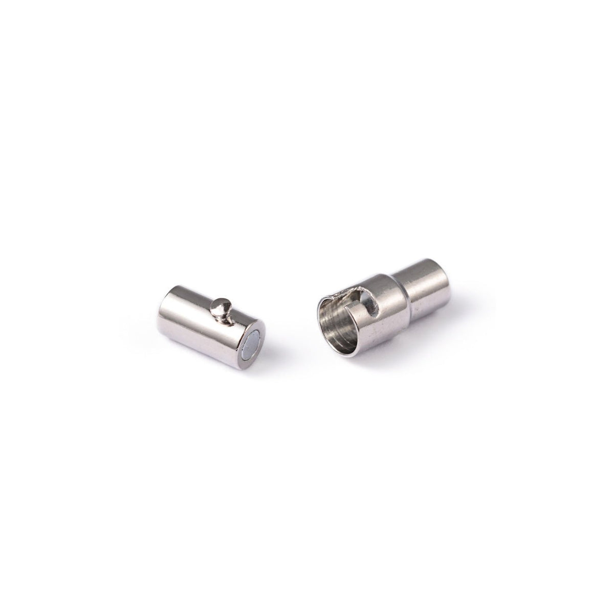 Magnetischer Schraubverschluss – Farbe Platin - PerlineBeads