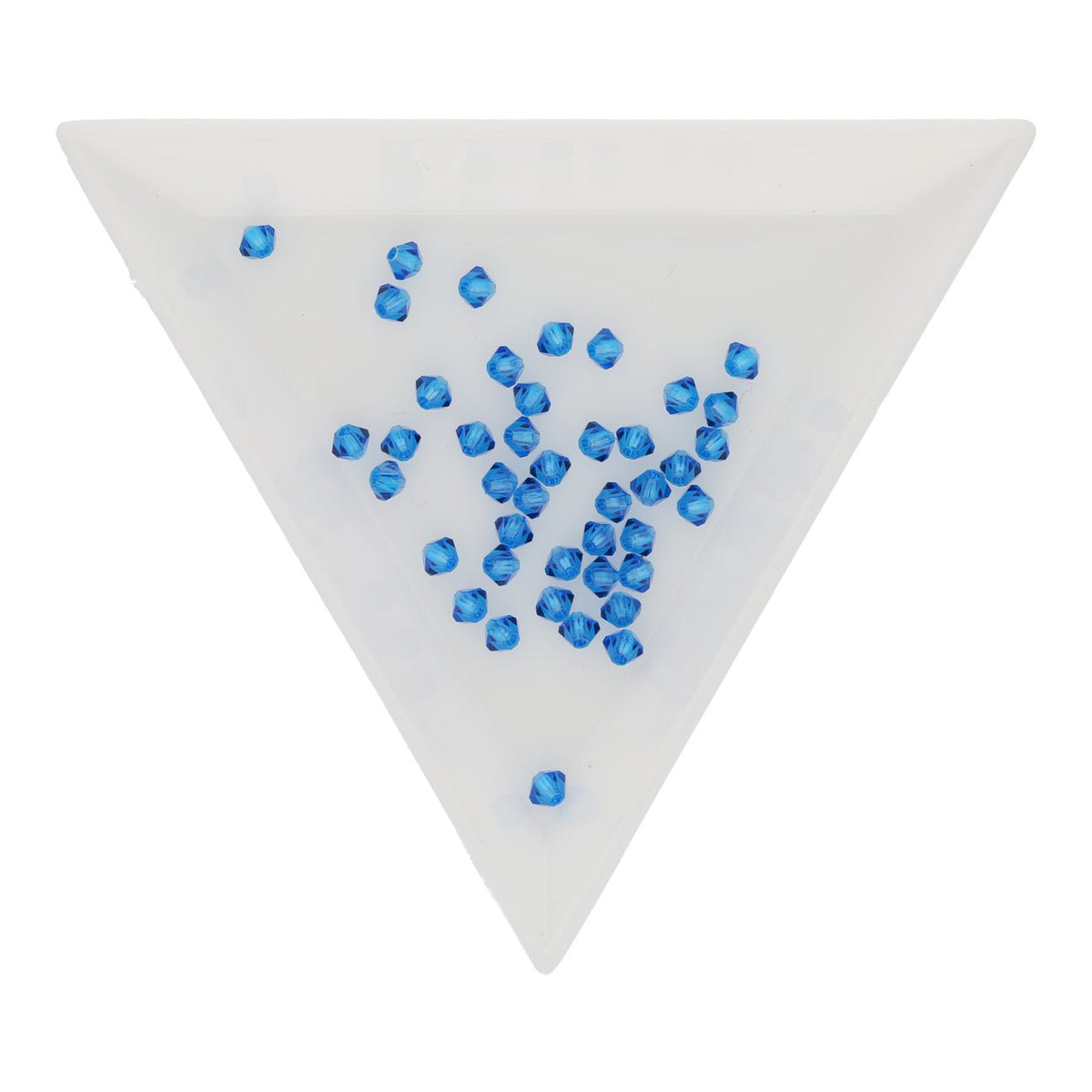 M.C. Doppelkegel 3 mm - Capri Blue - PerlineBeads