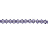 M.C. Doppelkegel 3 mm - Tanzanite - PerlineBeads