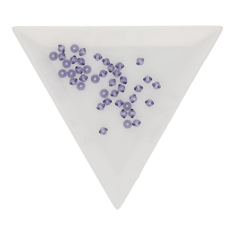 M.C. Doppelkegel 3 mm - Tanzanite - PerlineBeads