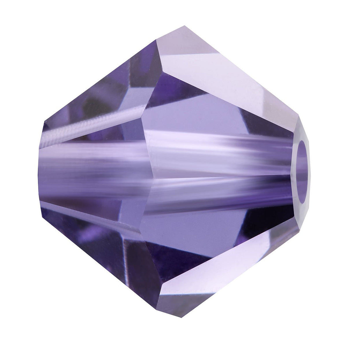 M.C. Doppelkegel 3 mm - Tanzanite - PerlineBeads