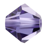 M.C. Doppelkegel 3 mm - Tanzanite - PerlineBeads