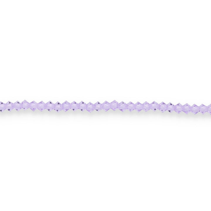 M.C. Doppelkegel 3 mm - Violet - PerlineBeads