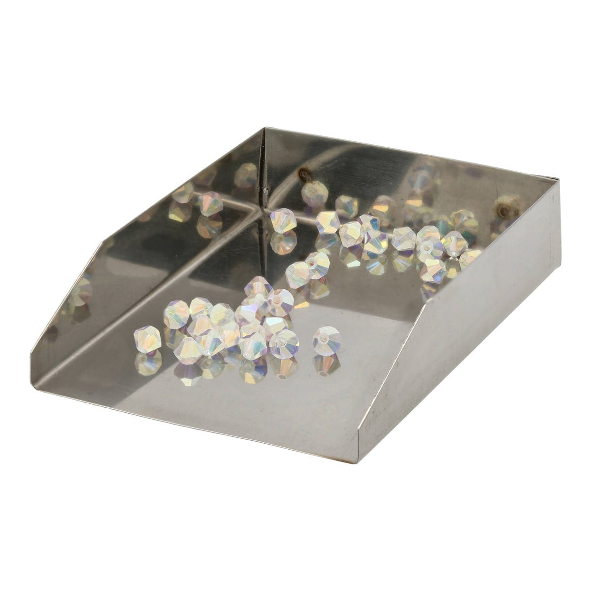 M.C. Doppelkegel 4 mm - Crystal AB 2x - PerlineBeads