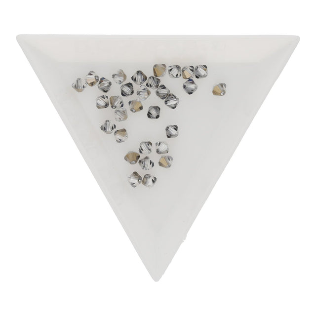 M.C. Doppelkegel 4 mm - Crystal Starlight Gold - PerlineBeads