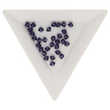 M.C. Doppelkegel 4 mm - Deep Tanzanite - PerlineBeads