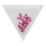 M.C. Doppelkegel 4 mm - Fuchsia AB - PerlineBeads
