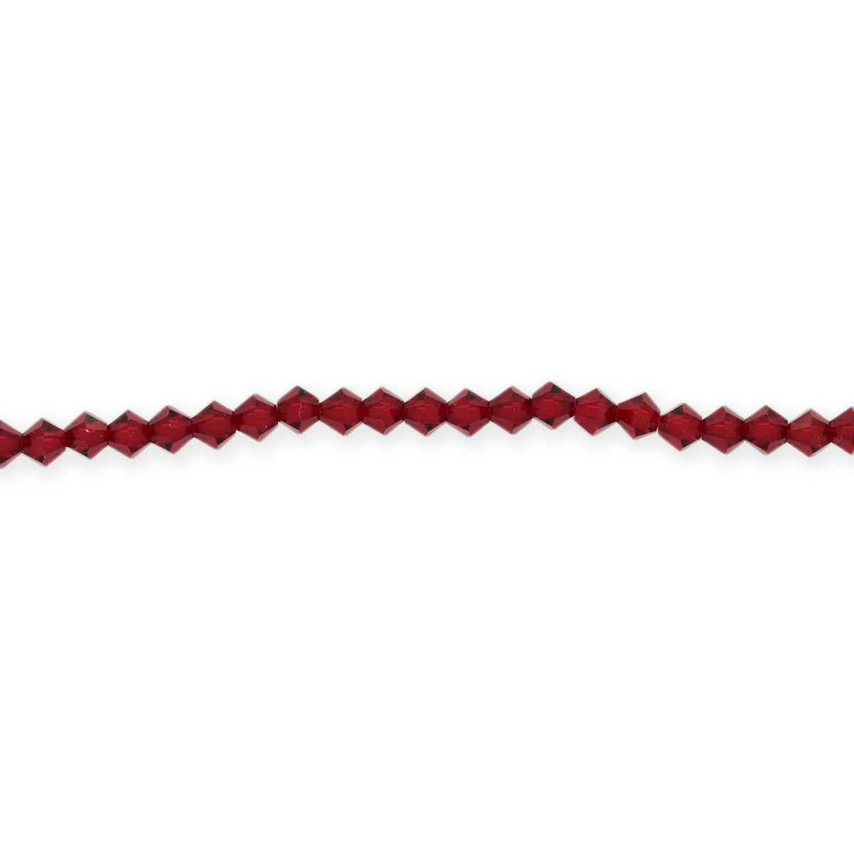 M.C. Doppelkegel 4 mm - Siam - PerlineBeads