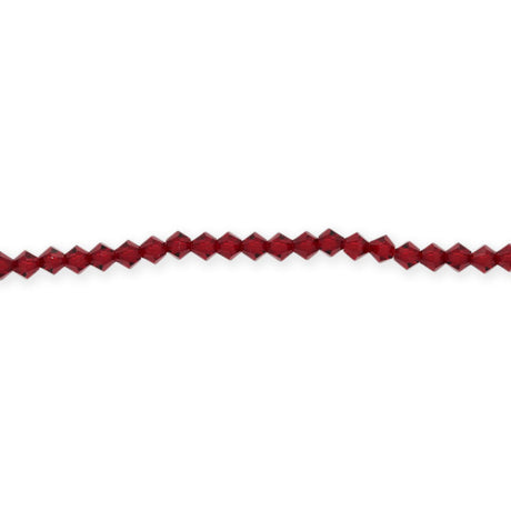 M.C. Doppelkegel 4 mm - Siam - PerlineBeads