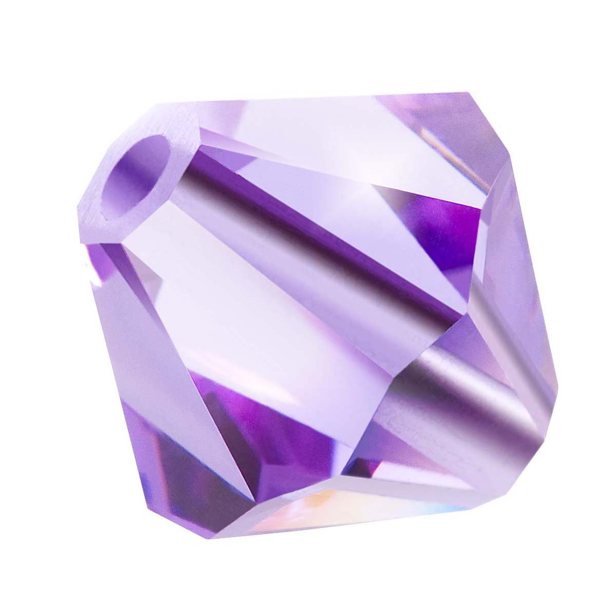M.C. Doppelkegel 4 mm - Violet - PerlineBeads