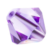 M.C. Doppelkegel 4 mm - Violet - PerlineBeads