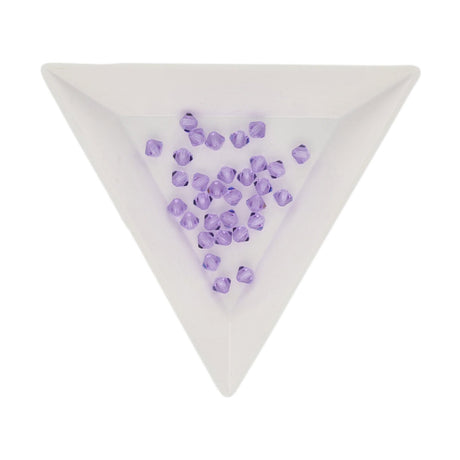 M.C. Doppelkegel 4 mm - Violet - PerlineBeads