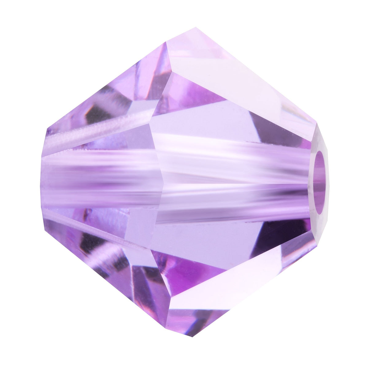 M.C. Doppelkegel 4 mm - Violet - PerlineBeads