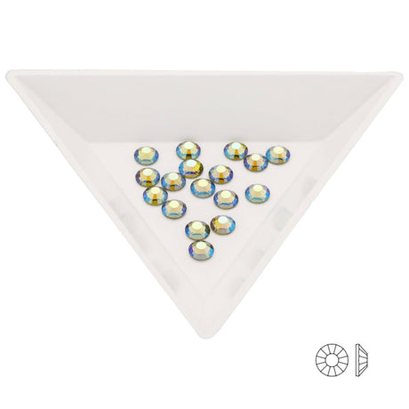 MC Flatback Cut Viva (SS20) – Olivine - PerlineBeads