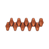 MiniDuo 2x4 mm - Crystal Bronze Fire Red - PerlineBeads