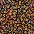 MiniDuo 2x4 mm - Crystal Gold Rainbow - PerlineBeads