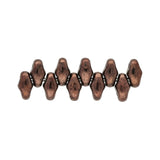 MiniDuo 2x4 mm - Jet Bronze - PerlineBeads