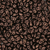 MiniDuo 2x4 mm - Jet Bronze - PerlineBeads