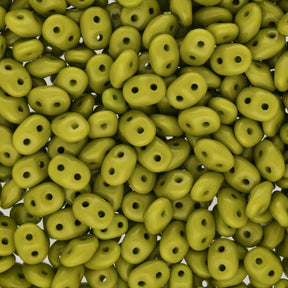 MiniDuo 2x4 mm - Pastel Olivine - PerlineBeads