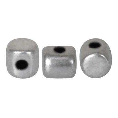 Minos Par Puca® - Silver Aluminium Mat - PerlineBeads