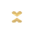 Mitakas-GemDuo Side Bead – 24K Gold Plate - PerlineBeads