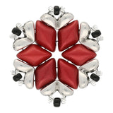 Mitakas-GemDuo Side Bead - Antique Silver Plate - PerlineBeads