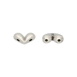 Mitakas-GemDuo Side Bead - Antique Silver Plate - PerlineBeads