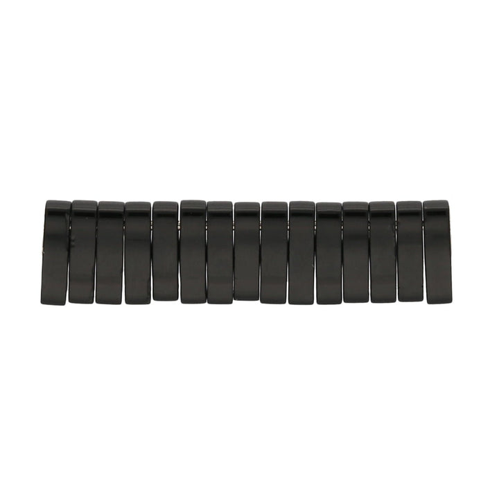 Miyuki Quarter Tila bead - Black - PerlineBeads