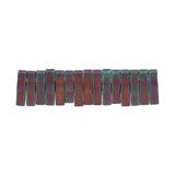 Miyuki Quarter Tila bead - Matte Mettalic Dark Raspberry - PerlineBeads