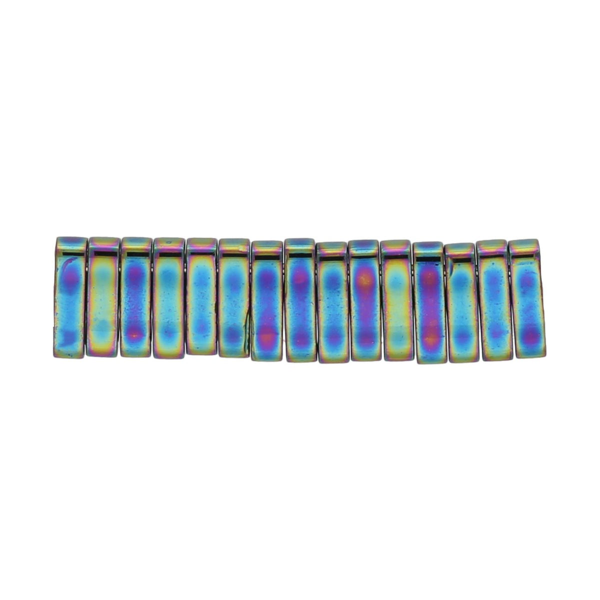 Miyuki Quarter Tila bead - Medium Blue Iris - PerlineBeads