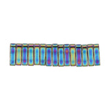Miyuki Quarter Tila bead - Medium Blue Iris - PerlineBeads