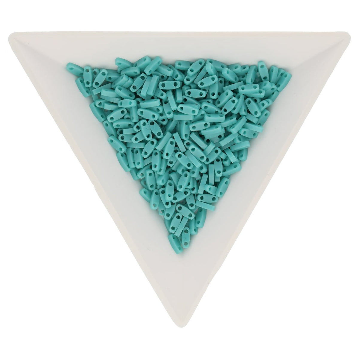 Miyuki Quarter Tila bead - Opaque Turquoise - PerlineBeads