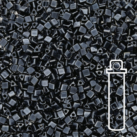 Miyuki Sharp Triangle 10/0 - Gunmetal - PerlineBeads