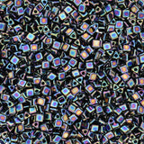 Miyuki Sharp Triangle 10/0 - Metallic Var. Blue Iris - PerlineBeads