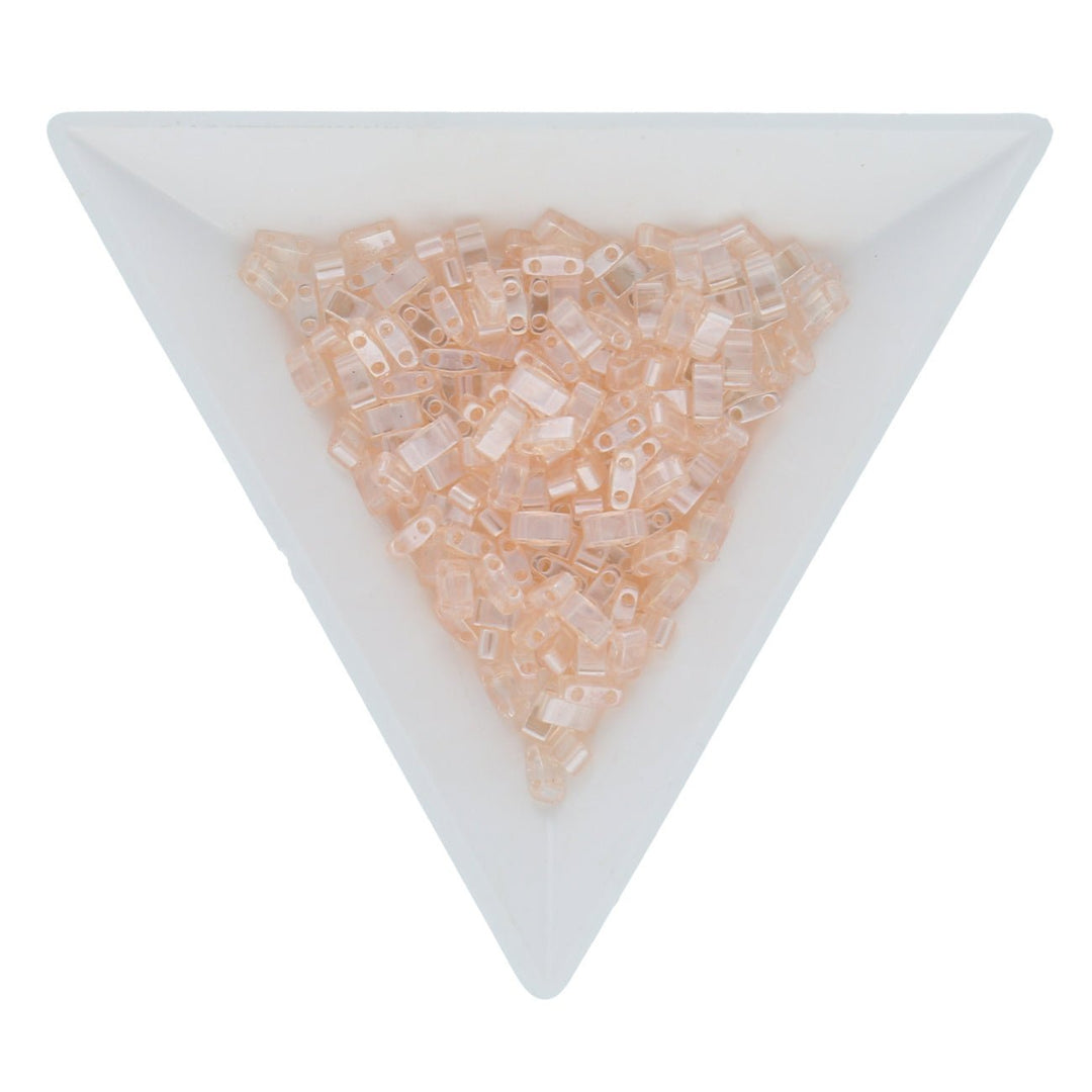 Miyuki Tila 1/2 cut bead - Light Rose Luster - PerlineBeads
