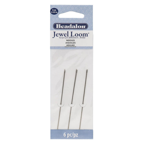 Nadeln - Beadalon Jewel Loom® by Julianna C. Avelar - 8 cm (6 pz.) - PerlineBeads