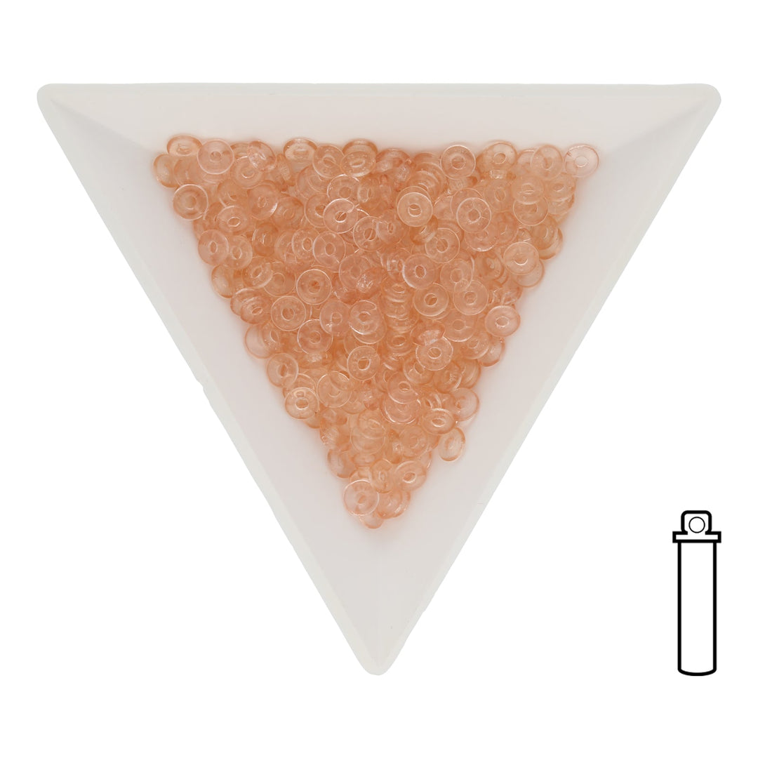 O Beads 3.8 x 1 mm - Rosaline - PerlineBeads
