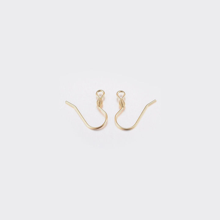Ohrbügel für Ohrringe, Edelstahl – Farbe Gold - PerlineBeads
