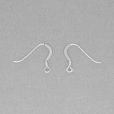Ohrbügel für Ohrringe Flach – 19 mm - Sterling Silber - PerlineBeads