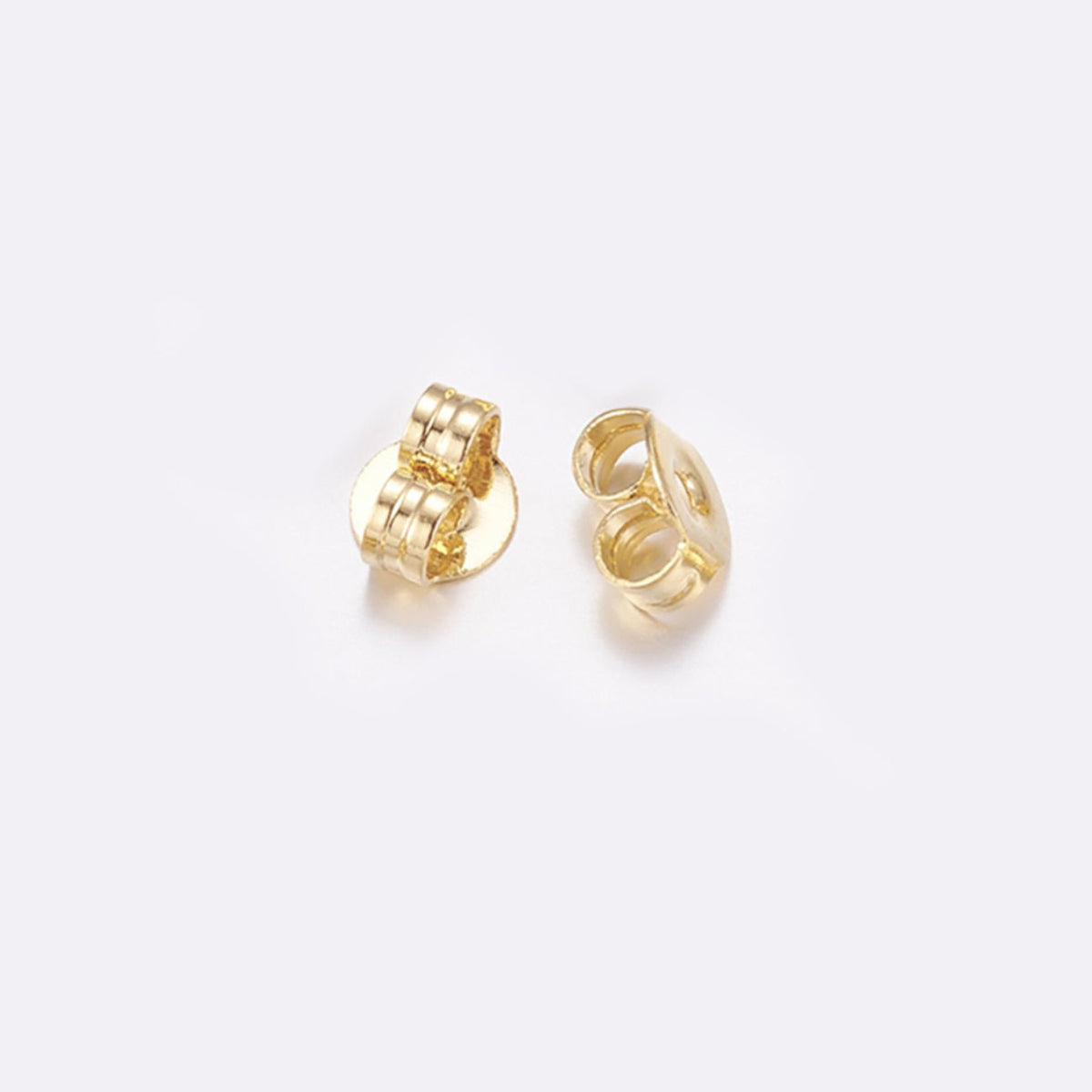 Ohrringverschluss für Ohrstecker, vergoldet - PerlineBeads