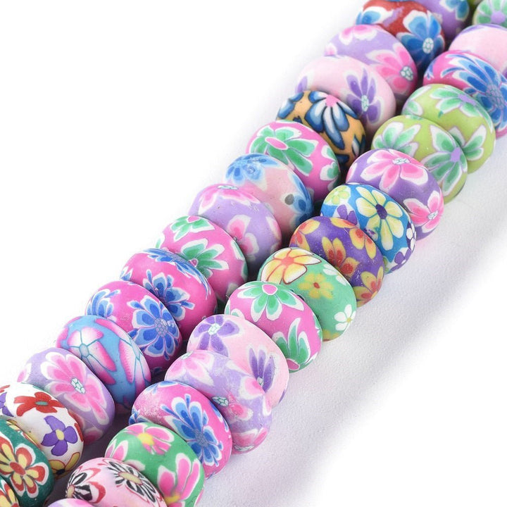 Perlen aus Polymer-Paste – Flowerpower - PerlineBeads