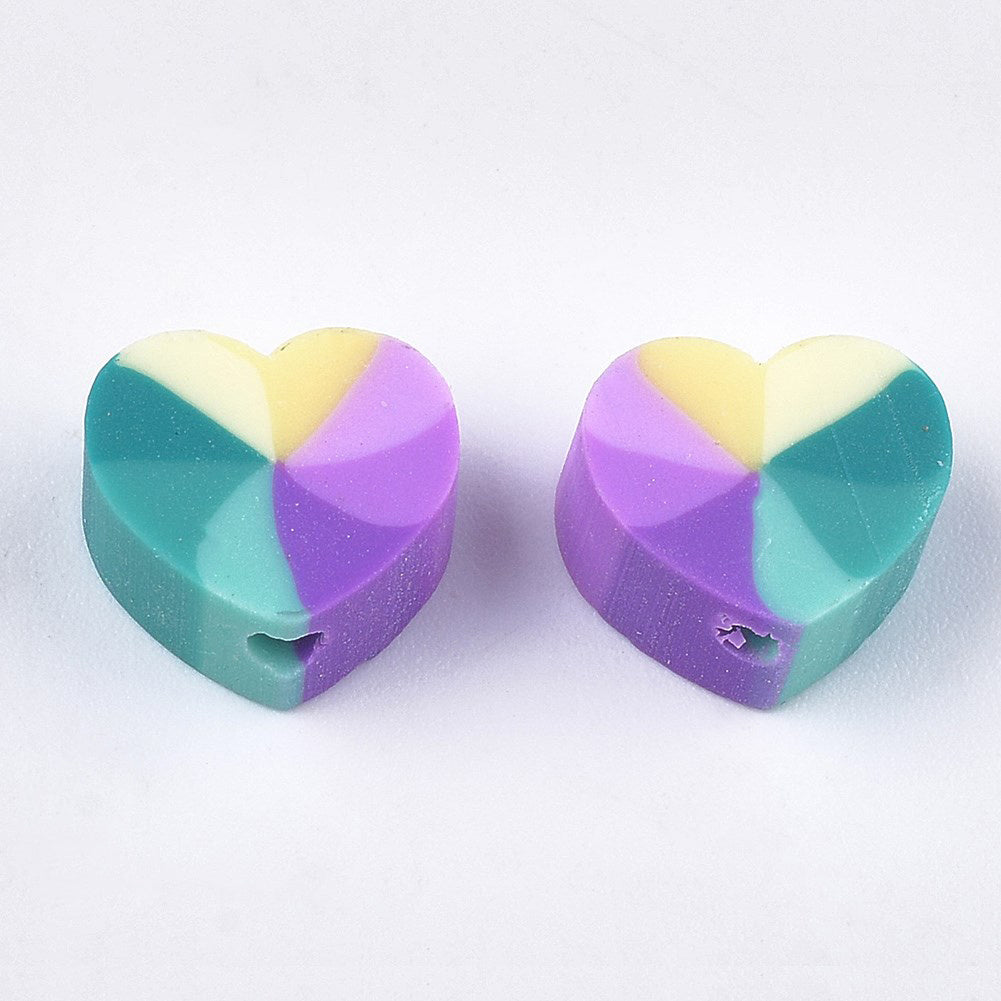Perlen aus Polymer-Paste – Herz - PerlineBeads