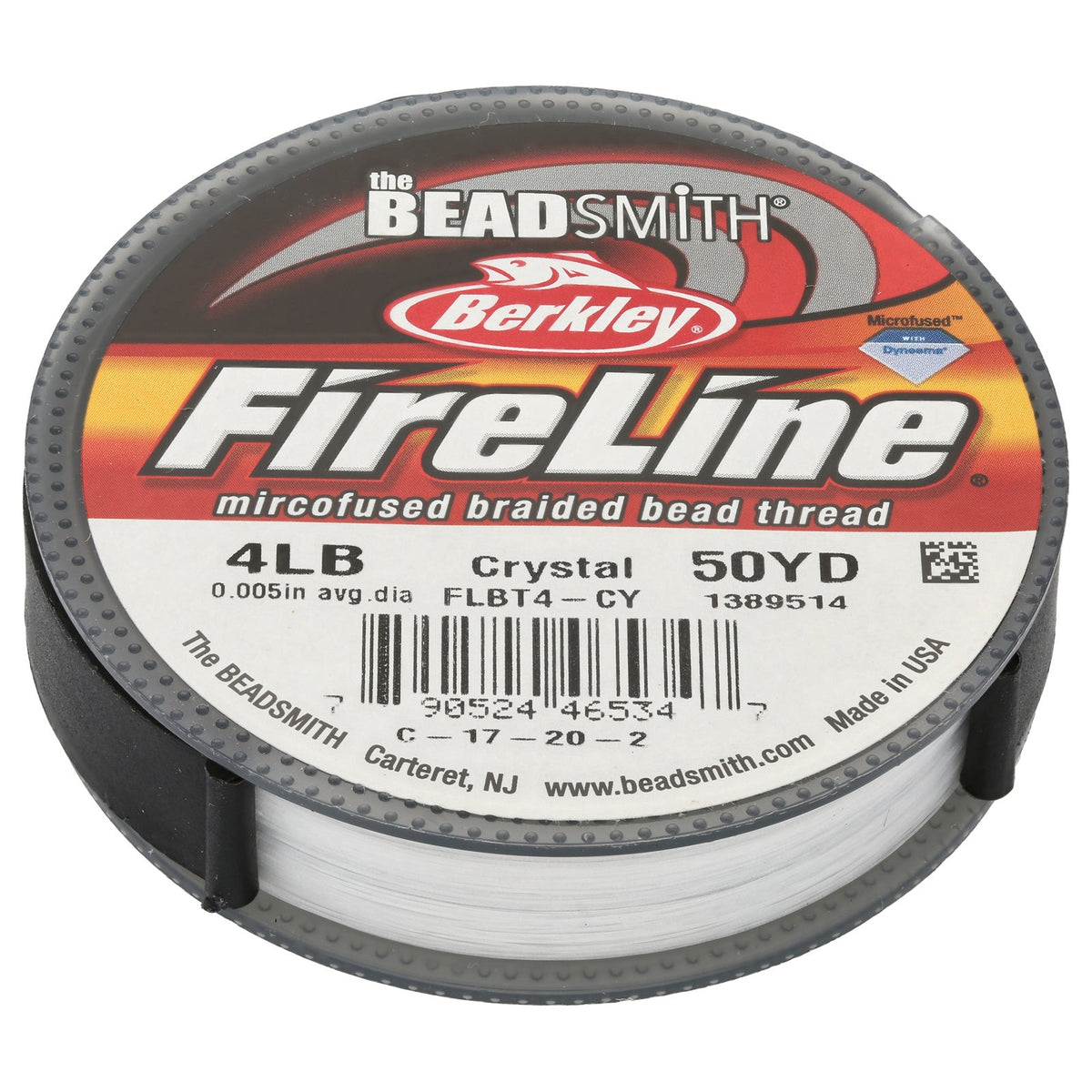 Perlenfaden Fireline 4 lb - Crystal - PerlineBeads
